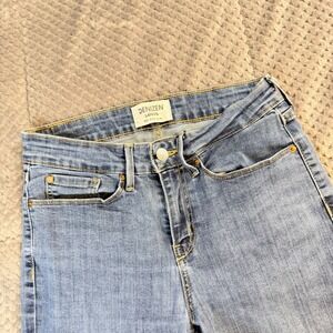 Denizen Levi's Womens Mid Rise Slim Jeans Medium Wash Blue 4S 27x28 54961